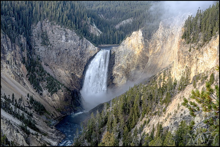 Grand Teton - Canyon and Waterfall